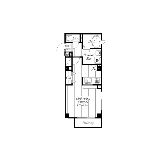 北海道：アンプルール フェール クローバーの賃貸物件画像