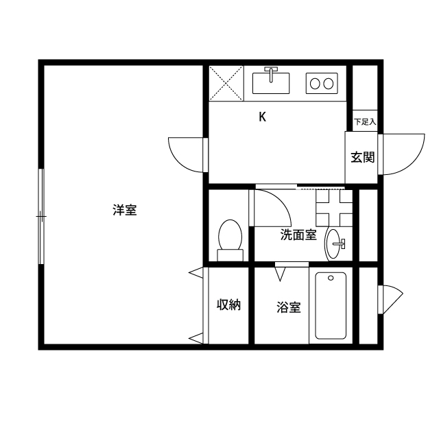 北海道：ｱﾝﾌﾟﾙｰﾙﾌｪｰﾙ ﾒﾙｶｰﾄ・ﾃﾞﾘ・ｱﾊﾟﾙﾀﾒﾝﾃｨⅡの賃貸物件画像