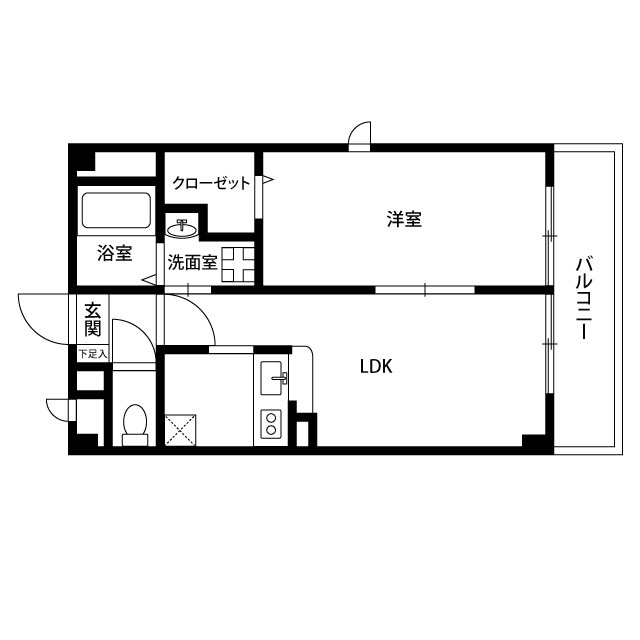 大阪府：アンプルール　フェール　ベレーザの賃貸物件画像