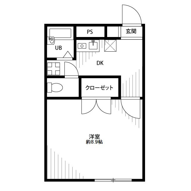 北海道：プレジール 住吉の賃貸物件画像