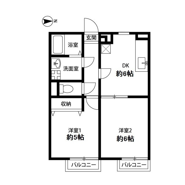 北海道：プレジール 門前　の賃貸物件画像
