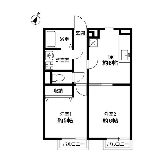 東京都：プレジール 鹿島の賃貸物件画像