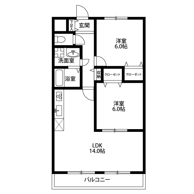 愛知県：アンプルール リーブル gland Bの賃貸物件画像