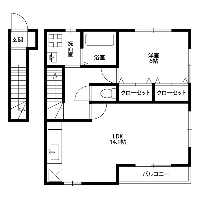 愛知県：アンプルール リーブル PapillonAの賃貸物件画像