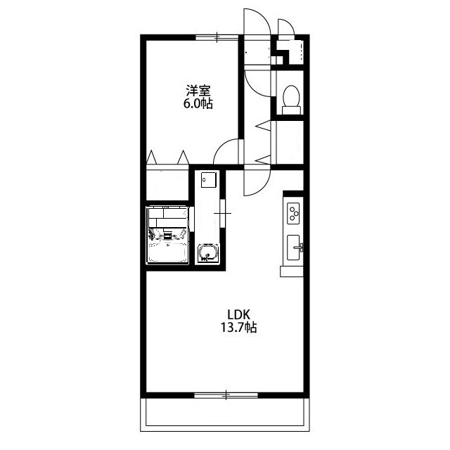 愛知県：アンプルール リーブル KOIKEⅡAの賃貸物件画像