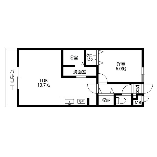 愛知県：アンプルール リーブル KOIKEⅡAの賃貸物件画像