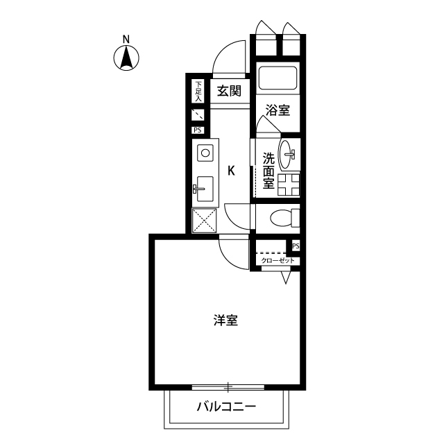 東京都：サンフレンド松本 三鷹の賃貸物件画像