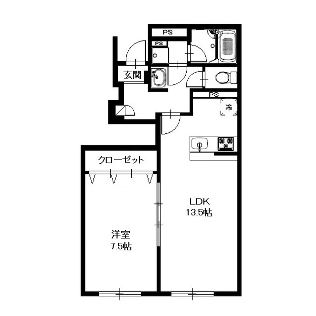 愛知県：桜アパートメントの賃貸物件画像