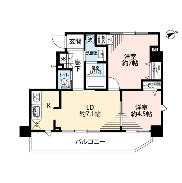 北海道：プレール・ドゥーク浅草の賃貸物件画像