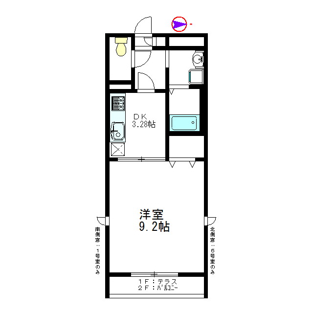 北海道：アムール宮﨑の賃貸物件画像