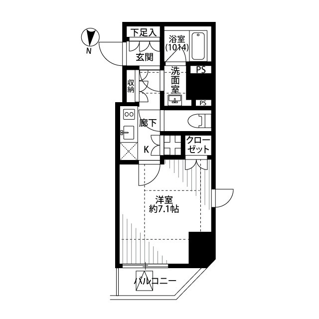 東京都：プレール・ドゥーク亀戸Ⅳの賃貸物件画像
