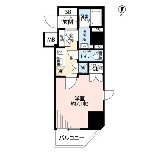 東京都：プレール・ドゥーク亀戸Ⅳの賃貸物件画像