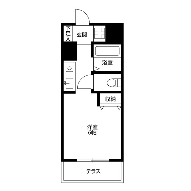 北海道：小机フラワーハイツの賃貸物件画像