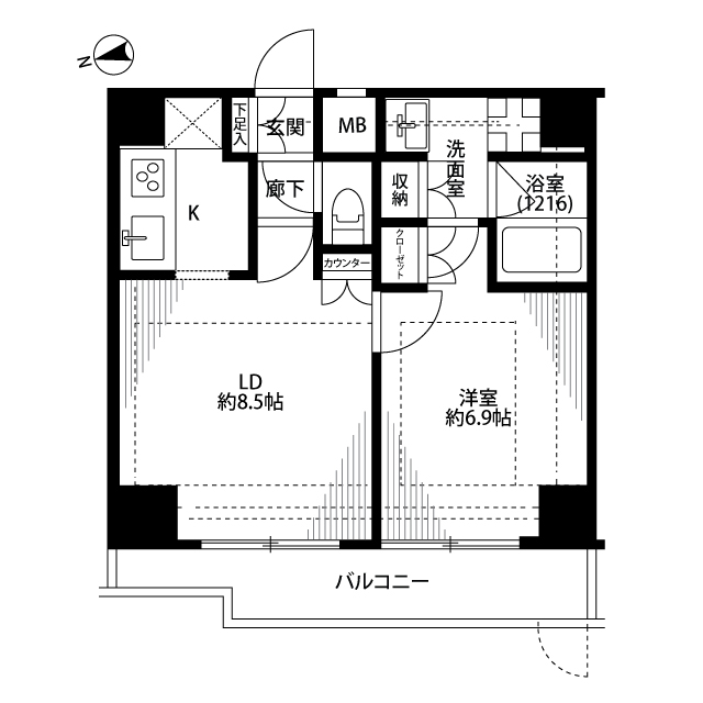 東京都：プレール・ドゥーク大森Ⅱの賃貸物件画像