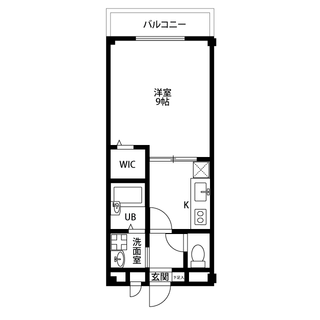 ：アンプルールフェール　六反の賃貸物件画像