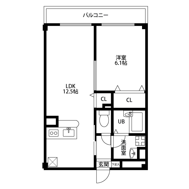 大阪府：アンプルールフェール　六反の賃貸物件画像