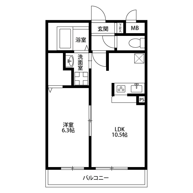 北海道：アムール八籏の賃貸物件画像