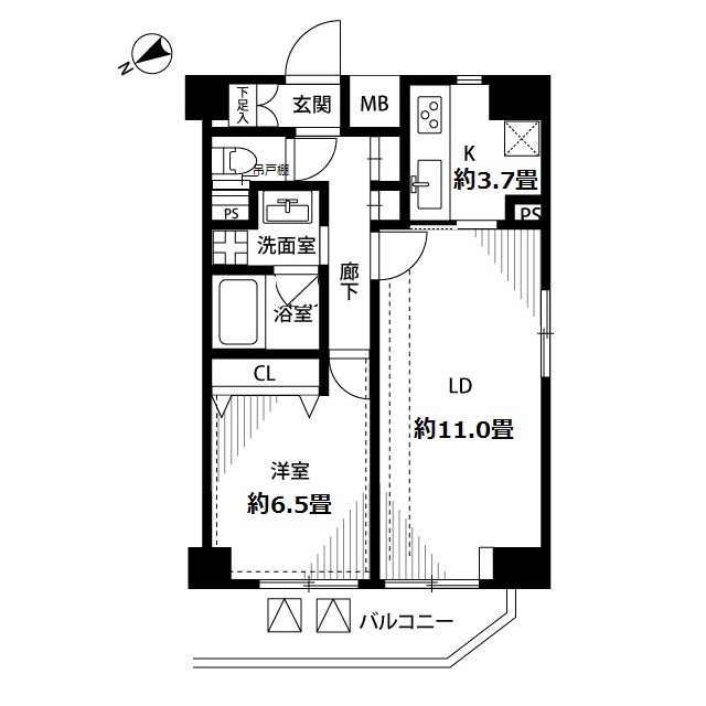 北海道：プレール・ドゥーク押上Ⅱの賃貸物件画像