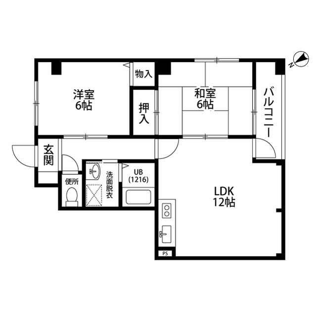 北海道：サニーハイツの賃貸物件画像