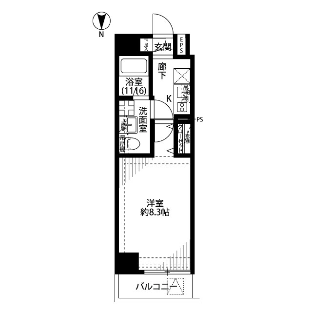 北海道：プレール・ドゥーク三ノ輪Ⅱの賃貸物件画像