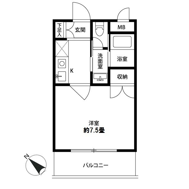 ：フラットYM2の賃貸物件画像