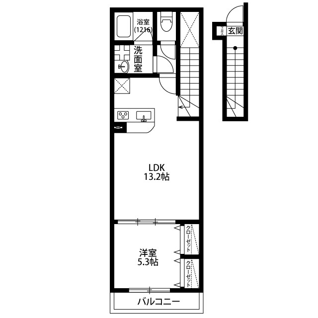 ：アムール いちょうの賃貸物件画像