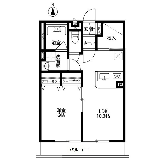 滋賀県：アムール　C棟の賃貸物件画像