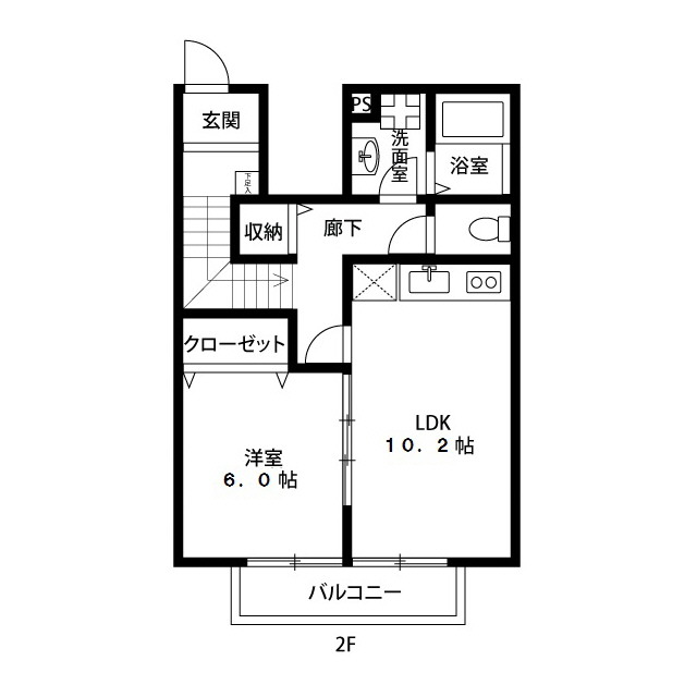 北海道：アムール　天理の賃貸物件画像