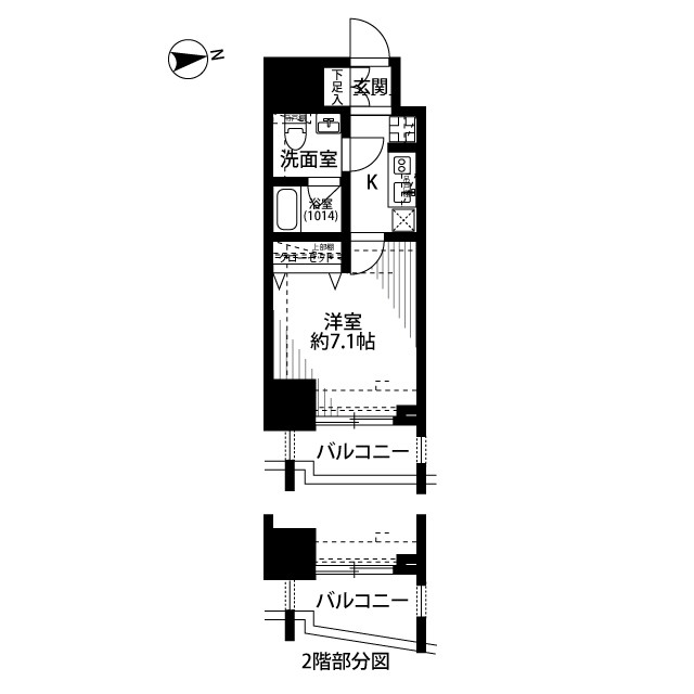 東京都：プレール・ドゥーク北千住の賃貸物件画像