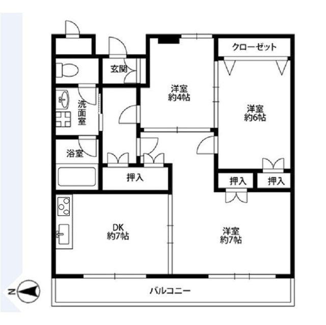 北海道：シャトレ　アモントの賃貸物件画像