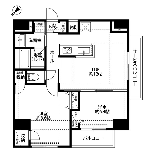 東京都：プレール・ドゥーク板橋の賃貸物件画像