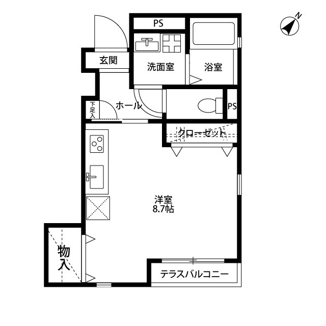 東京都：アムール　相生の賃貸物件画像