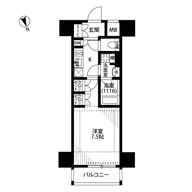 東京都：プレール・ドゥーク西浅草の賃貸物件画像