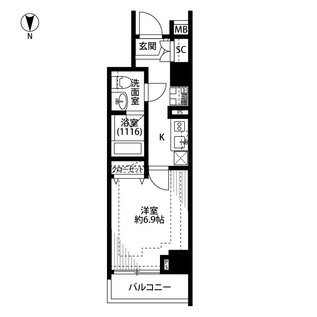 北海道：プレール・ドゥーク新宿下落合の賃貸物件画像