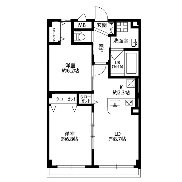 千葉県：ロチュス・ルカルデの賃貸物件画像