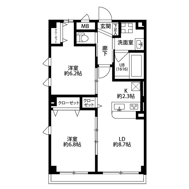 千葉県：ロチュス・ルカルデの賃貸物件画像