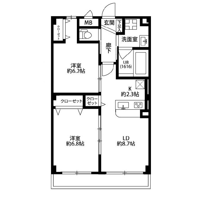 千葉県：ロチュス・ルカルデの賃貸物件画像