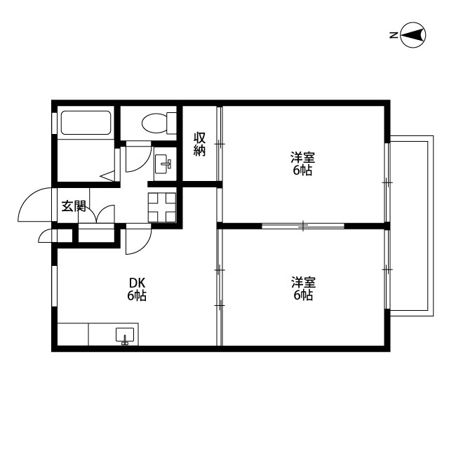 神奈川県：ヴェルジェ　一番館の賃貸物件画像