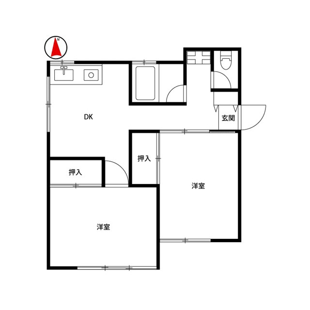 神奈川県：シャルムホワイトの賃貸物件画像