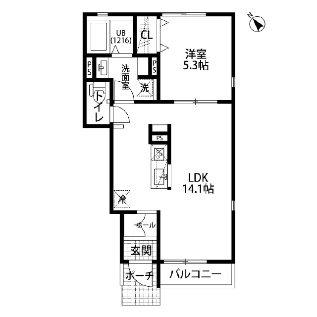 北海道：アムール ネージュ 参番館の賃貸物件画像