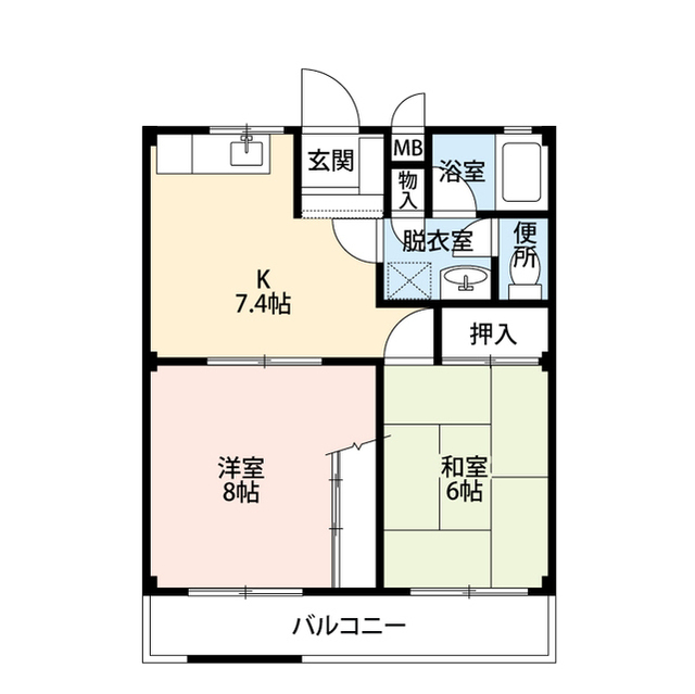 北海道：カメリアシティの賃貸物件画像