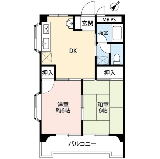 東京都：荒畑第2マンションの賃貸物件画像