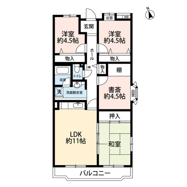 東京都：多摩ニュータウンブランニュー別所8の賃貸物件画像