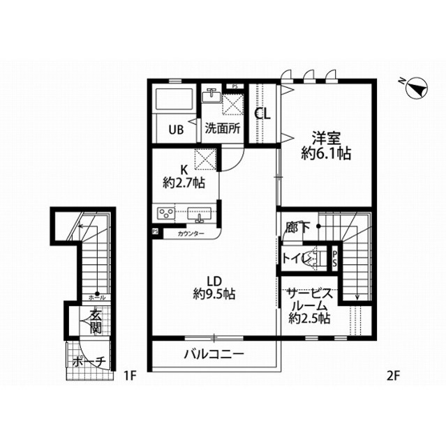 埼玉県：アムール Westの賃貸物件画像