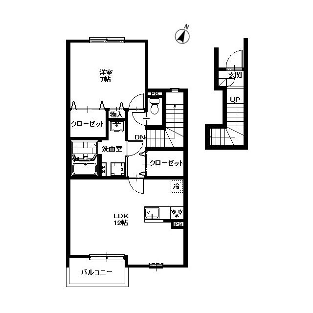 愛知県：リーブル　洒落Ａの賃貸物件画像