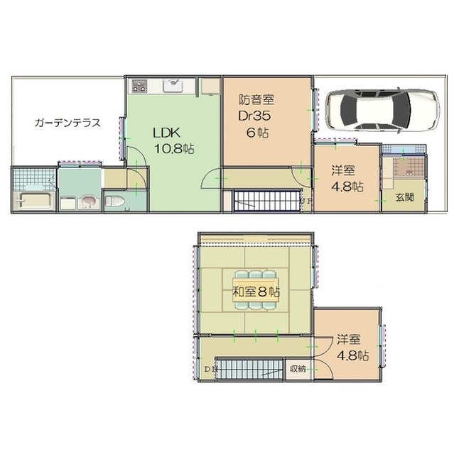 京都府：紫竹戸建の賃貸物件画像