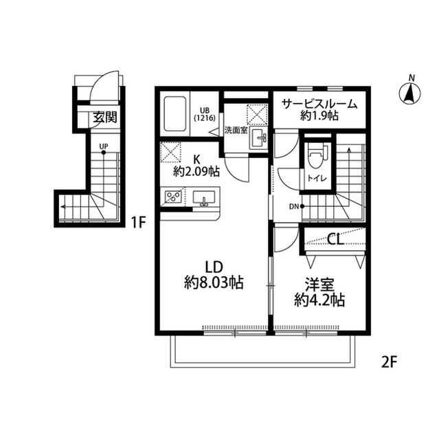 埼玉県：アムール 鈴谷の賃貸物件画像