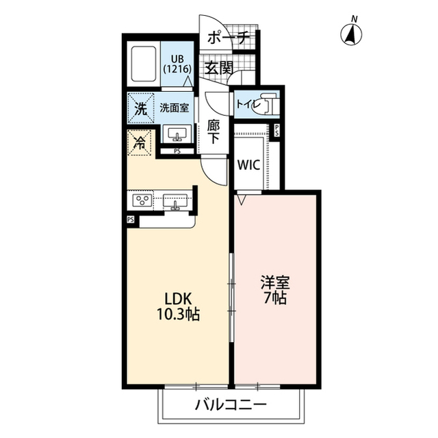 北海道：桜ハイツの賃貸物件画像