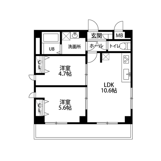 大阪府：アンプルールフェール堺東の賃貸物件画像