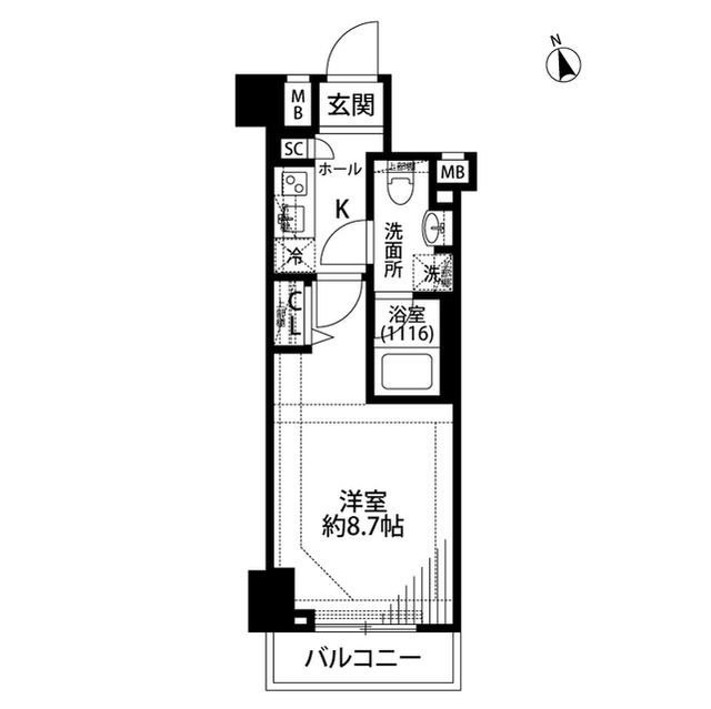 北海道：プレール・ドゥーク練馬中村橋の賃貸物件画像